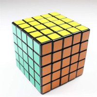 Oostifun Shengshou 5x5 Brain Teaser Speed Cube Puzzle Black(＋a Cube Bag)