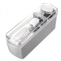 SODIAL(R) Mini mechanical metronome of 60-208 BPM pendulum for Wittner guitar metronome white