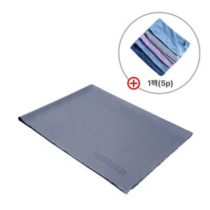 [퓨어스타] 고밀도 실내유리 타월(그레이) 초극세사 다용도 세차 타올 걸레