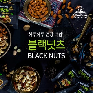 넛츠팜 하루하루 건강더함 블랙넛츠 25g x 100봉 (4box)