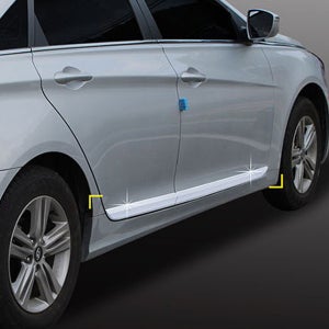 [디에이컴퍼니] YF쏘나타 사이드 언더라인 몰딩 크롬 스텝 하단 도어 사이드스커트 가니쉬 문짝 익스테리어 차량용품 자동차 YF소나타 ( 2009.09 ~ 2014.12 )