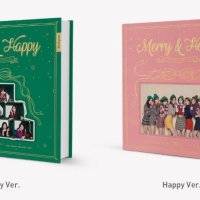 트와이스 (TWICE) 정규 1집 앨범 리패키지 Merry & Happy+특전&포스터