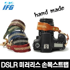 IFG 핸드메이드 가죽 카메라 손목스트랩 캐논 EOS M2 M3 M5 M10 100D 600D 650D 700D 750D 760D 800D 6D 7D 60D 70D 80D 77D