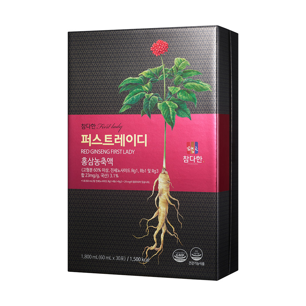 참다한 퍼스트레이디 여성 갱년기 홍삼 선물세트 30포