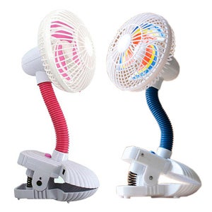 멀티스마트 유모차 선풍기 USB+건전지 겸용 휴대용선풍기 건전지 증정