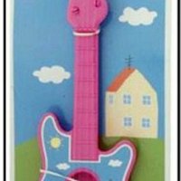 Pink Peppa Pig Guitar - 4 String Guitar - (HL178)