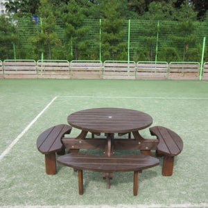 원목테이블 8인용원목테이블 피크닉테이블 색상 2컬러