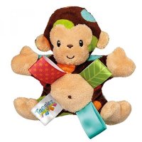 Mary Meyer Taggies Rattle Dazzle Dots Monkey Plush Toy