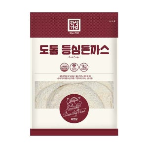 [한성기업] 도톰등심돈까스 1kg 돈가스/돈카츠/카레/커리/분식/튀김/반찬