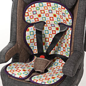 [1+1]예꼬맘 메쉬 아기 유모차 라이너 카시트 쿨시트 꽃잔디