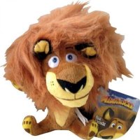 Dreamworks Madagascar Big Headz 20cm Plush - Alex the Lion