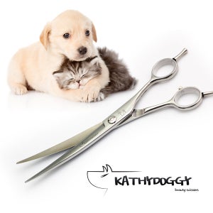 캐시도기 애견용 7인치 커브 가위/애견가위/미용가위 CKN-700V