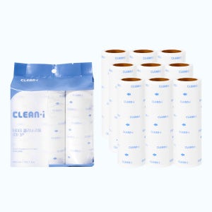 크린아이 대형 돌돌이 테이프 리필(10M) 9개 먼지 청소 클리너