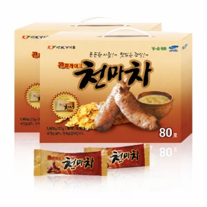 부모님선물 천마차 원조 KY식품 콘플레이크 천마차80 무료배송 선식 명절 간식 죽 출출할때