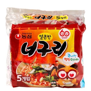너구리얼큰(멀티) 120Gx5입/(주)농심