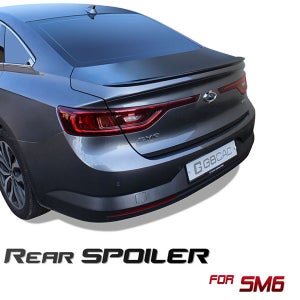 SM6 거빈 리어스포일러 립스포일러 날개 윙 트렁크