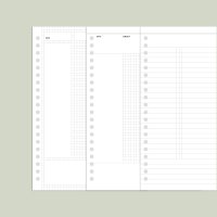 다이어리속지 A5속지 20공 바인더 코넬식노트