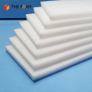 두꺼운 발포지 PE폼 40T 50T 1000*2000mm 원장에서 재단상품 피이폼 PE발포폼 탄탄한 스폰지 포장재 완충용 제품포장용 단열재