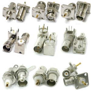 BNC 기판용 판넬용 BNC잭 연결잭 단자 젠더 케이블 연결 커넥터