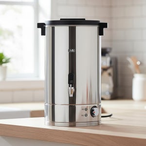 자동 전기물끓이기 업소용 대용량 스텐 전기물통 보온통 델키 DKR-208