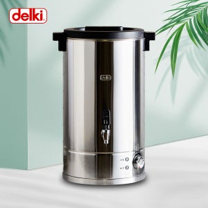 자동 전기물끓이기 업소용 대용량 스텐 전기물통 보온통 델키 DKR-208