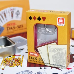 보드게임 DEVIL DAS-503 3중 특수보안 플레잉카드(보안 캔) 포커사이즈