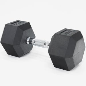 이고진 고무 육각 덤벨 아령 홈트레이닝 헬스장 크로스핏 근력 운동 15kg, 1개