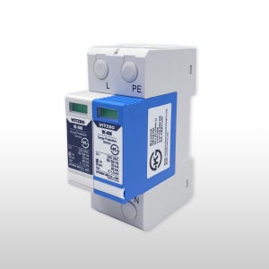 SPD 전원용 서지보호기 40KA 1상2선식 RAIL VE-40K2