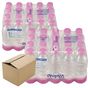롯데 아이시스 300ml 20개입 2박스 40개 /생수/샘물/무라벨