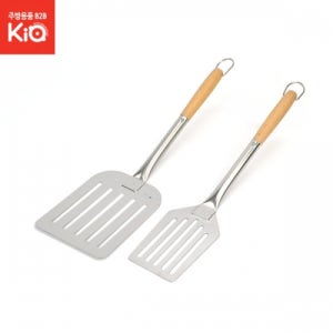 스텐나무손뒤집게 대형뒤지개 뒤집개