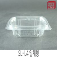 일회용 사각원터치용기 반찬용기 SL-L4 100개