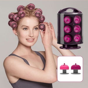 여신웨이브 이지컬 헤어롤 전문가용 10분완성 풍성한뿌리볼륨 클립형 실리콘전기롤 RS100K