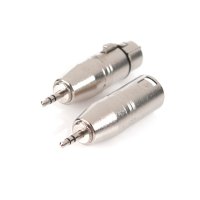 XLR(수)-3.5ST 변한젠더 XLR(암)-3.5ST 변환잭 캐논수-3.5스트레오