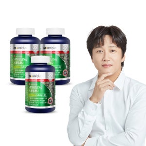 [15개월] 내츄럴플러스 차태현 스피루리나 피부 항산화 엽록소 300정, 3개