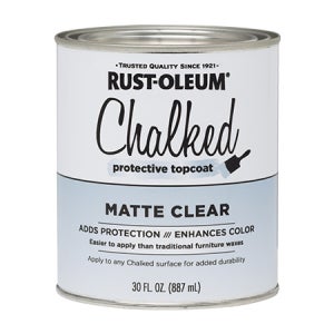 [RUST-OLEUM CHALKED] 매트 클리어 탑코트