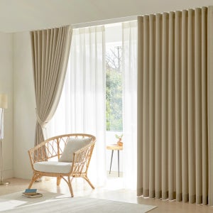 데코지오 호텔식 항균 암막커튼 형상기억 원톤 140x165 핀형