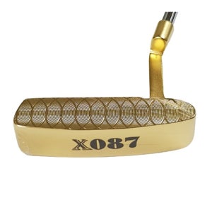 거리감 좋은 정통 X087 황금CNC밀링 골프퍼터 프리미엄 일자 블레이드 클래식34인치