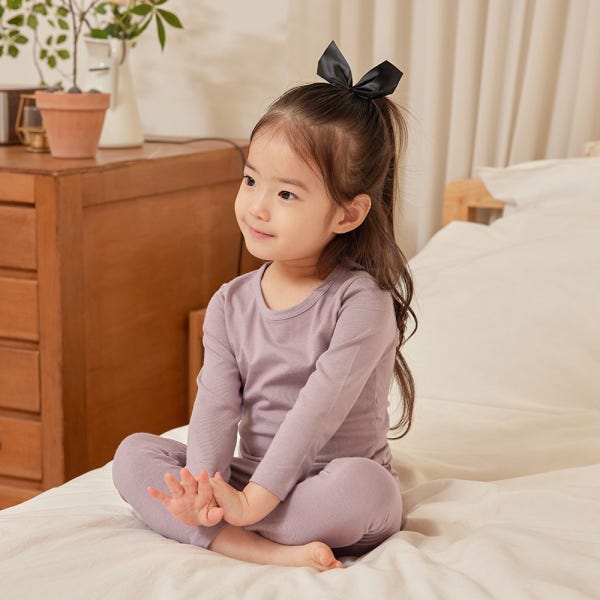 5+1 가을 겨울 아기내복 긴팔 유아동 신생아 골지 모달 스판 밤부 유아 아기실내복