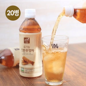 맑은농장 유기농 진한 우엉차 500ml x 20개입