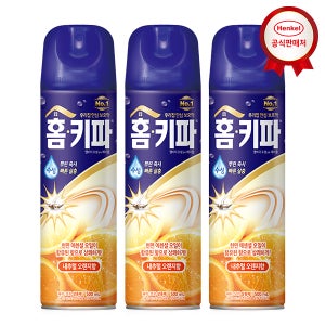 홈키파 수성 에어졸 500mlx3개 오렌지향