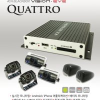 [휴비텍] 4채널 WIFI 블랙박스 QUATTRO D12AHD (승용차용/화물차용)