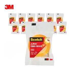 3M 스카치 다용도테이프 리필 550R /12mmX20M/낱개