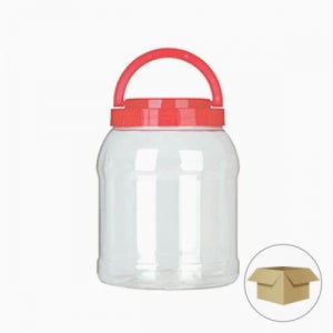 병도매닷컴병도매닷컴 광구 원형 3000g 3L 1박스 60개 플라스틱 젓갈통 손잡이 광구 식품 반찬 용기 SP-51