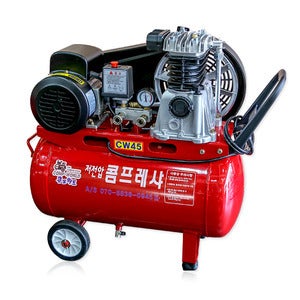 가정용콤푸레샤 공장직영, 저전압 휴대용 에어콤프레샤, 100m 연장선 사용가능,이태리 피니 펌프, 국내산 모터