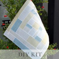 DIY모시홑조각보패키지01 - 조각보만들기 모시보자기 규방공예 diykit