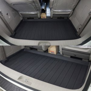 바이오 카매트 기아 올뉴 더뉴 카니발 카본 3D 트렁크 매트