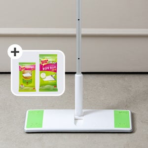 3M 스카치브라이트 올터치막대걸레 표준형 더블액션 정전기10매+물걸레청소포1매 밀대 세트