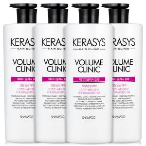 케라시스 데미지 클리닉 샴푸 750ml 4개 대용량 린스 샴프 비듬