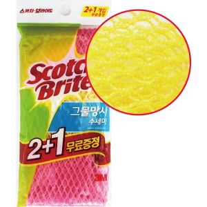 3M 그물망사 수세미 MN-9002 (2+1입)