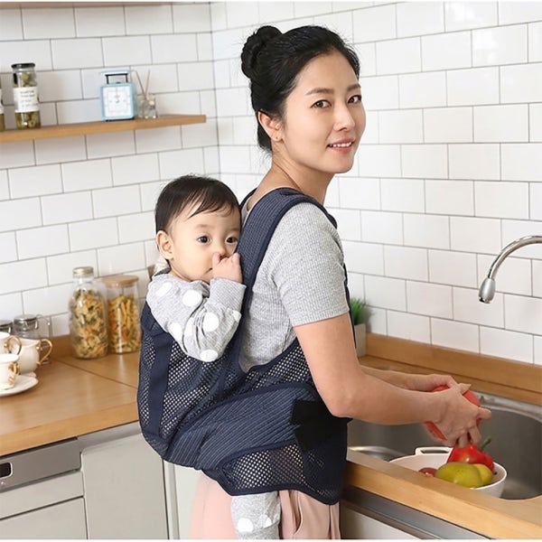 에스쁘와르 아기 신생아 망사 중형 스마트 포대기